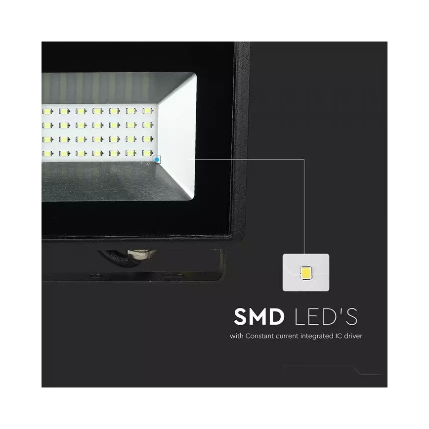 LED Prožektorius LED/20W/230V IP65 žalia spalva