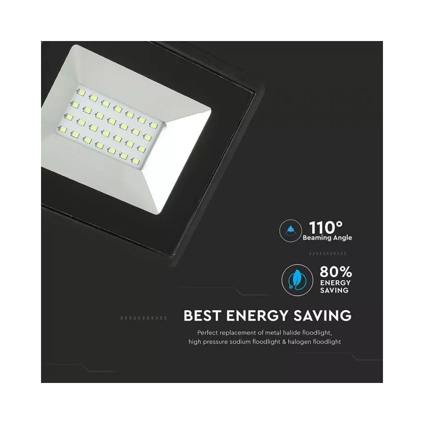 LED Prožektorius LED/20W/230V IP65 žalia spalva