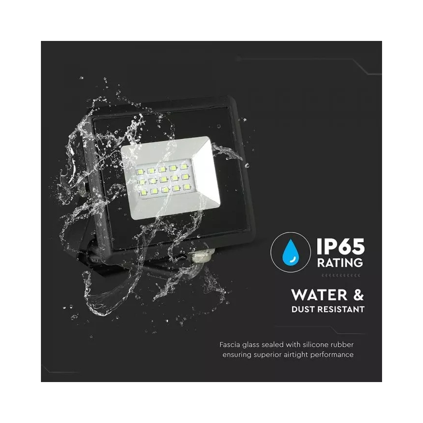 LED Prožektorius LED/20W/230V IP65 žalia spalva