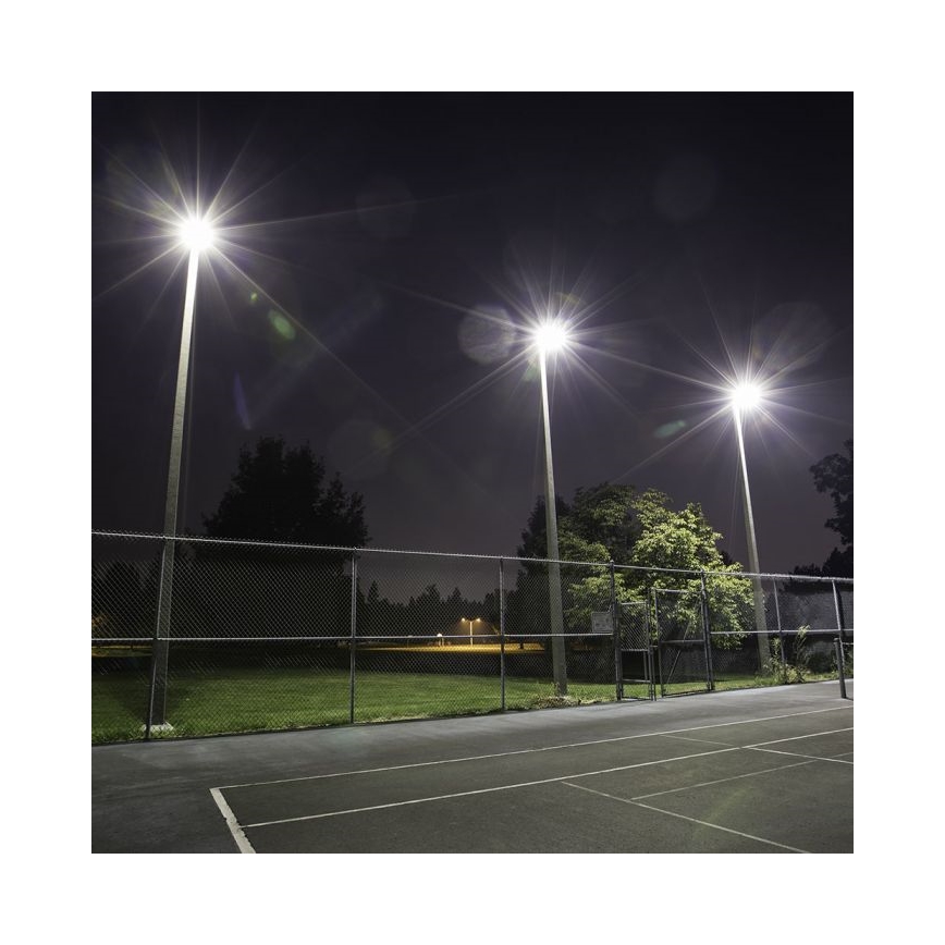 LED prožektorius LED/300W/230V 4000K IP65 juodas