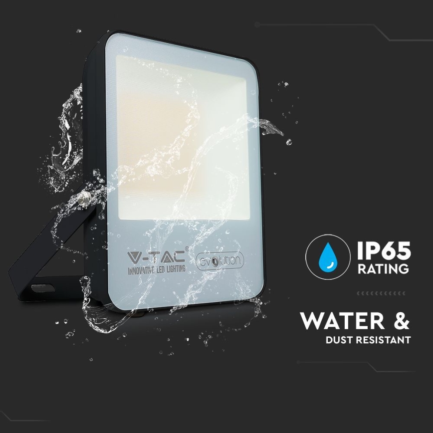 LED prožektorius LED/30W/230V 6400K IP65 juoda