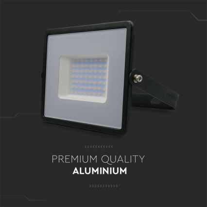 LED prožektorius LED/50W/230V 4000K IP65 juoda