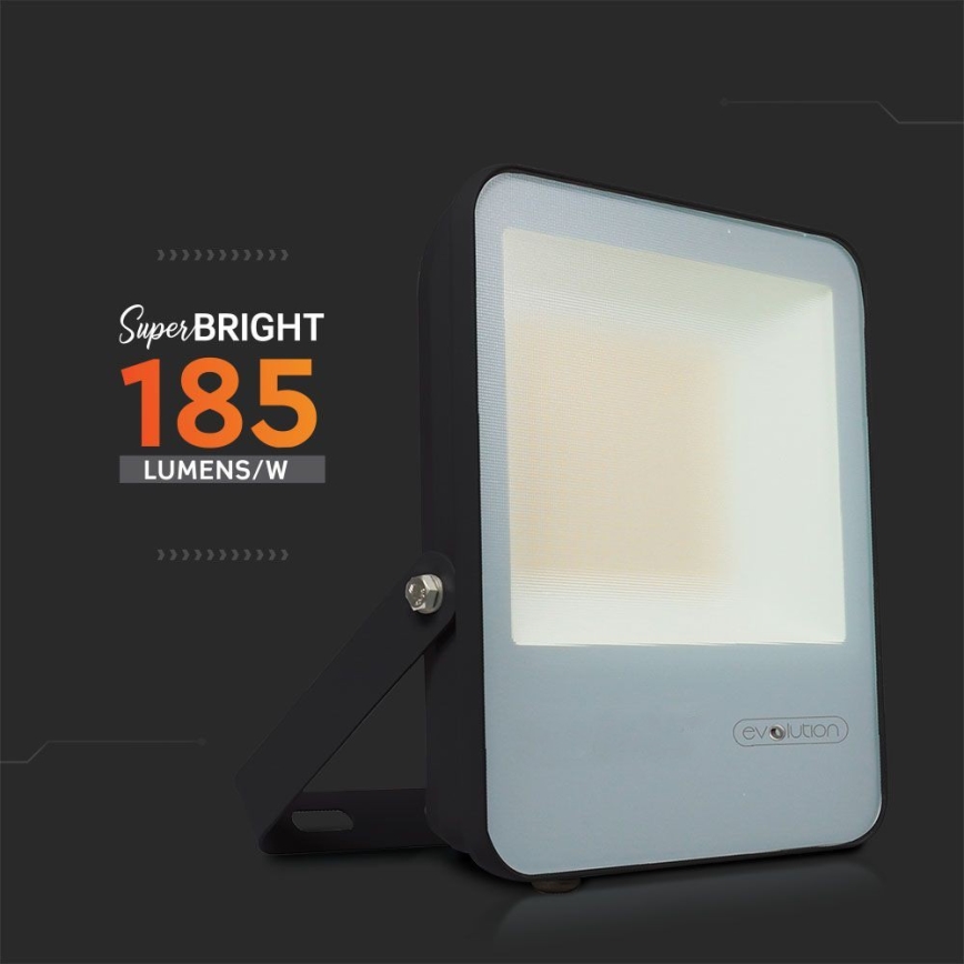 LED prožektorius LED/50W/230V 6400K IP65 juoda