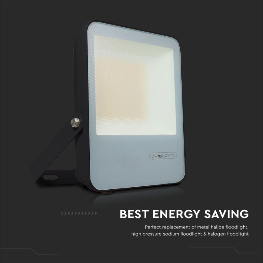 LED prožektorius LED/50W/230V 6400K IP65 juoda