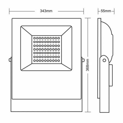 LED prožektorius PROFI PLUS LED/100W/230V 5000K IP66