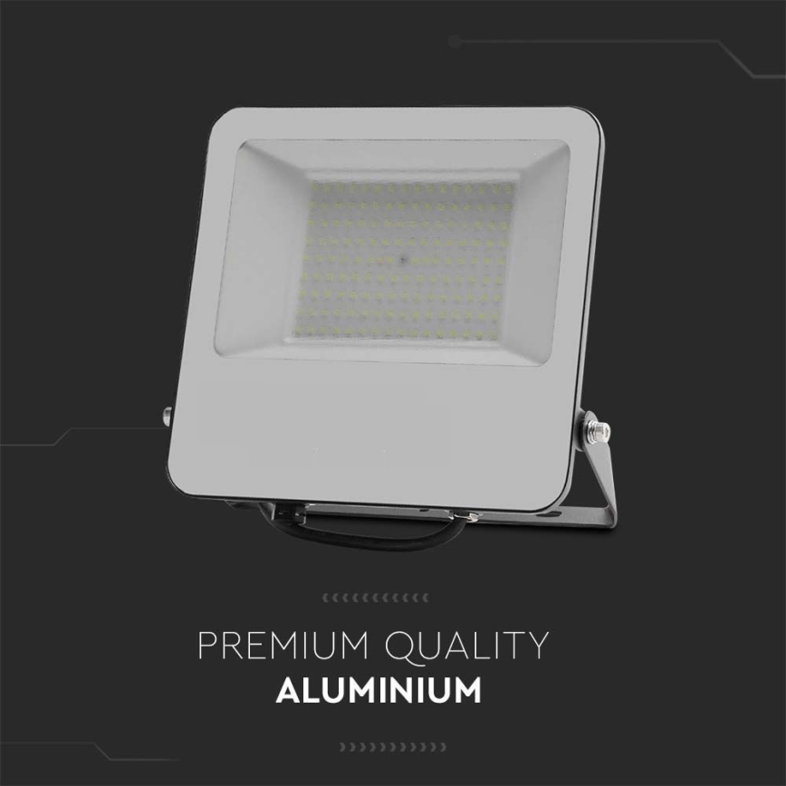 LED prožektorius SAMSUNG CHIP LED/100W/230V 4000K IP65 juoda