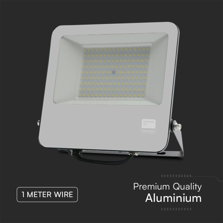 LED prožektorius SAMSUNG CHIP LED/100W/230V 6400K IP65 juoda