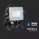 LED Prožektorius SAMSUNG CHIP LED/10W/230V IP65 3000K juodas