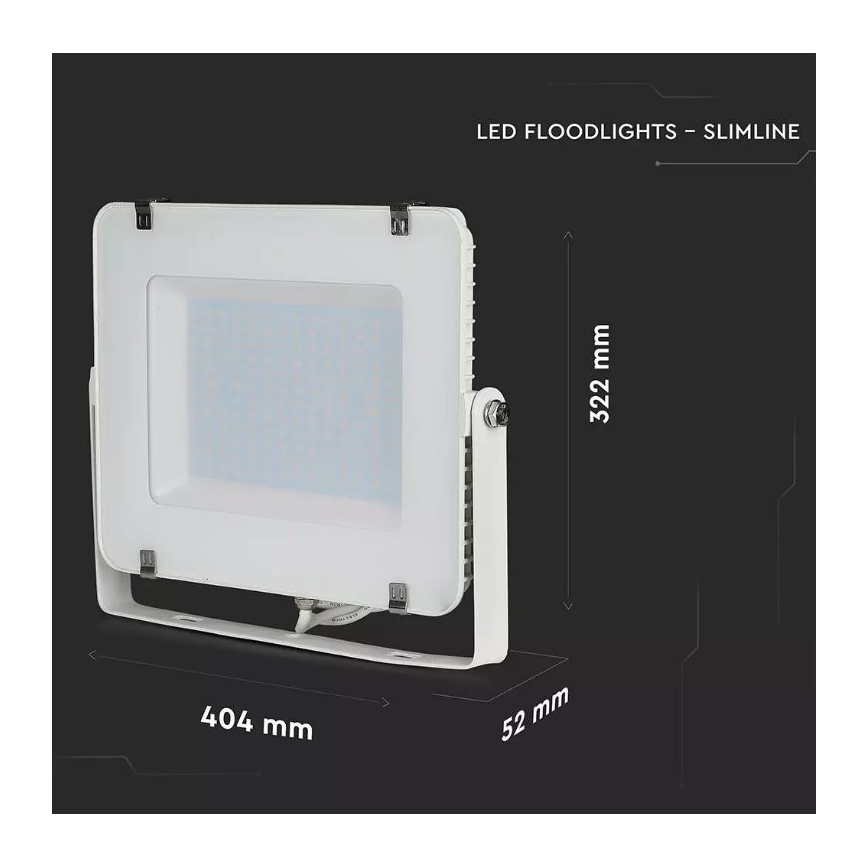 LED Prožektorius SAMSUNG CHIP LED/150W/230V 3000K IP65 baltas