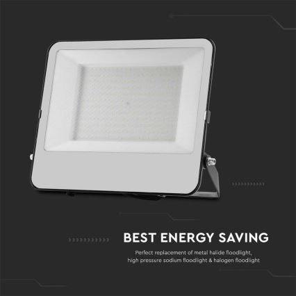 LED prožektorius SAMSUNG CHIP LED/200W/230V 4000K IP65 juoda