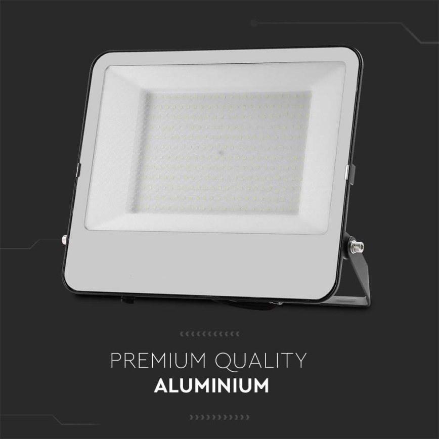 LED prožektorius SAMSUNG CHIP LED/200W/230V 4000K IP65 juoda