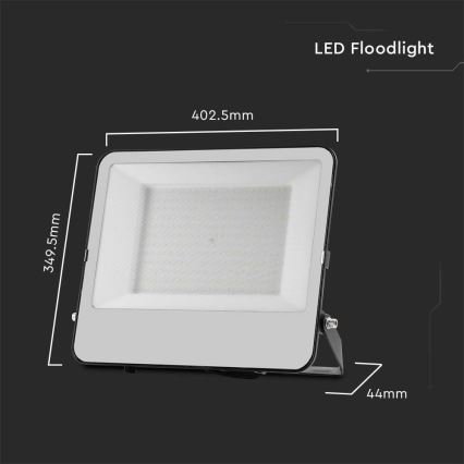 LED prožektorius SAMSUNG CHIP LED/200W/230V 4000K IP65 juoda