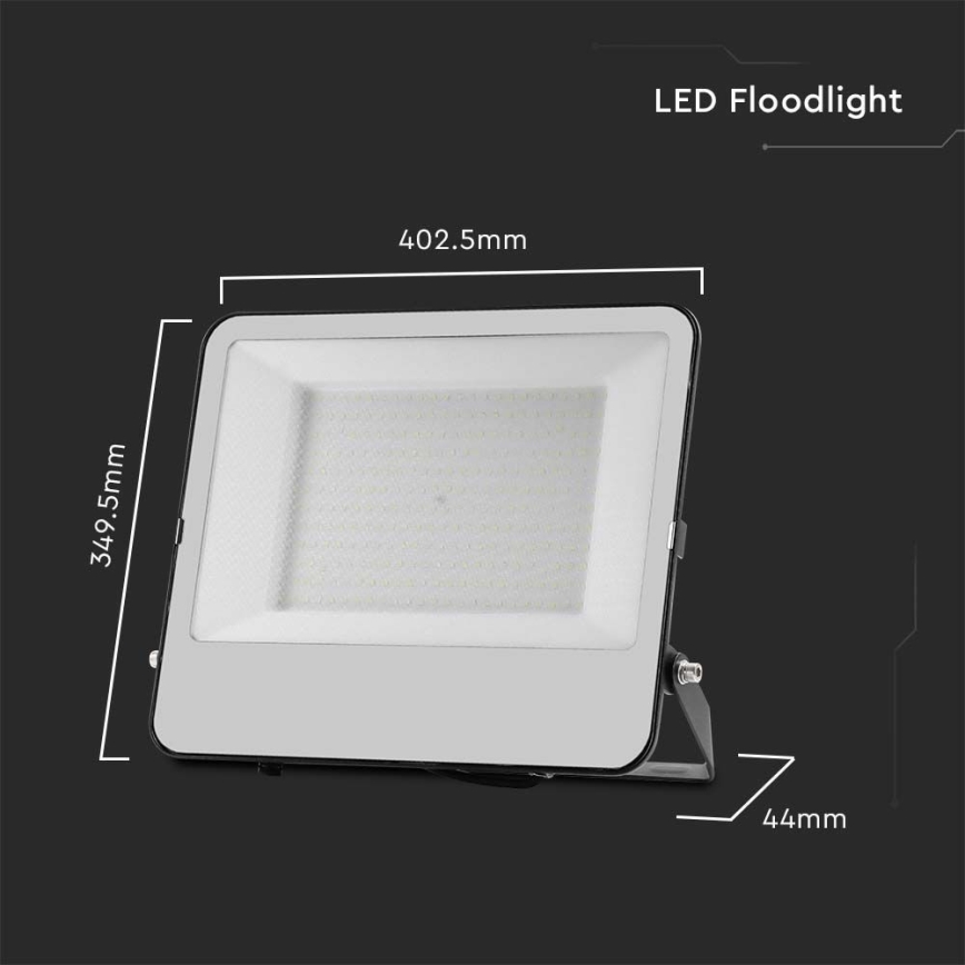 LED prožektorius SAMSUNG CHIP LED/200W/230V 4000K IP65 juoda