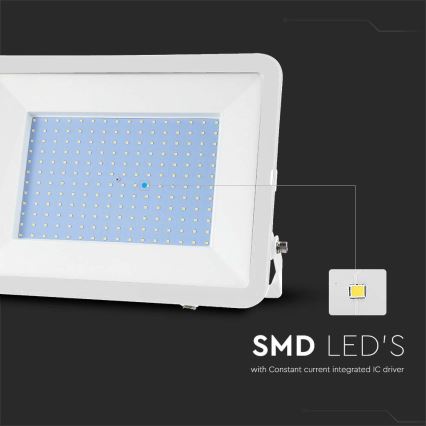 LED prožektorius SAMSUNG CHIP LED/300W/230V 6500K IP65 balta