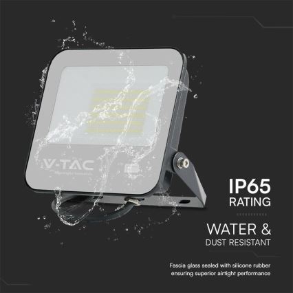 LED prožektorius SAMSUNG CHIP LED/50W/230V 4000K IP65 juoda