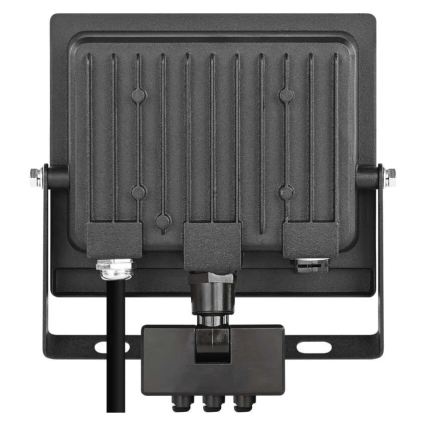 LED prožektorius TAMBO EVO su judesio ir sutemų jutikliu, 30 W, 230 V, 4000 K, IP44, juodas
