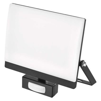 LED prožektorius su judesio ir sutemų davikliu TAMBO EVO LED/50W/230V 4000K IP44 juodas