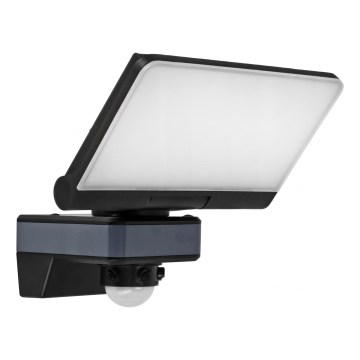 LED prožektorius su judesio ir sutemų jutikliu LED/44W/230V 4200K IP54 juodas