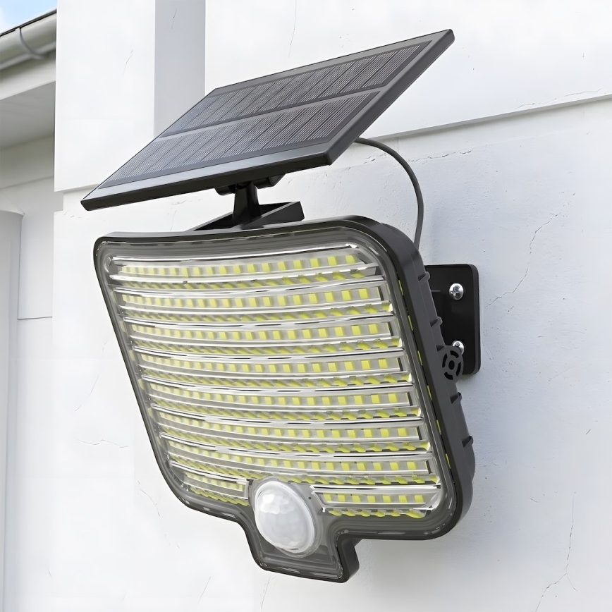 LED prožektorius su judesio jutikliu ir saulės panele ALEX LED/5,5W/3,7V 1200 mAh IP44