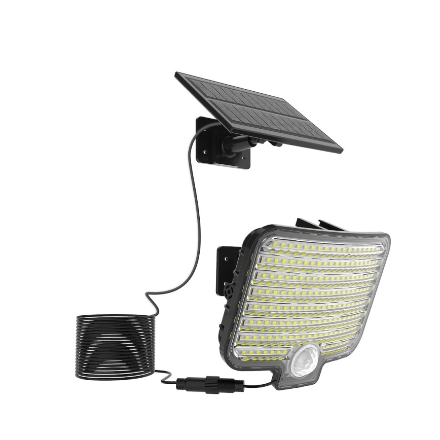 LED prožektorius su judesio jutikliu ir saulės panele ALEX LED/5,5W/3,7V 1200 mAh IP44