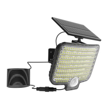 LED prožektorius su judesio jutikliu ir saulės panele ALEX LED/5,5W/3,7V 1200 mAh IP44