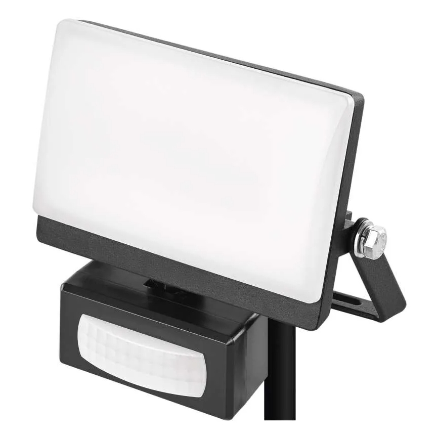 LED prožektorius TAMBO EVO su judesio ir sutemų jutikliu LED/10W/230V 4000K IP44 juodas