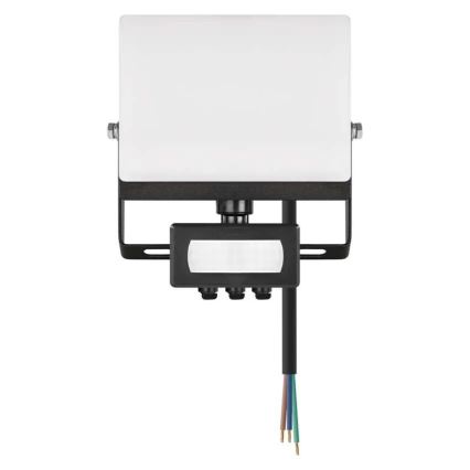LED prožektorius su judesio ir sutemų jutikliu TAMBO EVO LED/20W/230V 4000K IP44 juodas