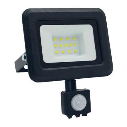 LED Prožektorius su jutikliu LED/10W/230V 4000K IP44