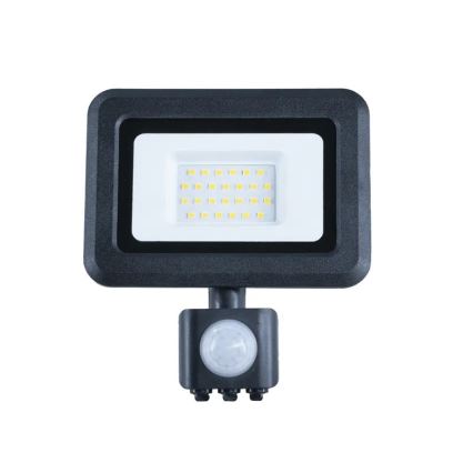 LED Prožektorius su jutikliu LED/20W/230V 4000K IP44