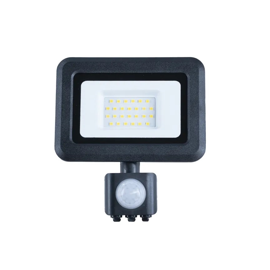 LED Prožektorius su jutikliu LED/20W/230V 4000K IP44