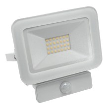 LED prožektorius su jutikliu LED/20W/265V 1800lm baltas IP65