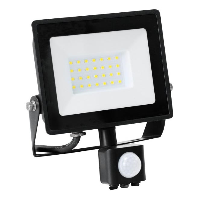 LED prožektorius su jutikliu LED/30W/230V 6500K IP44