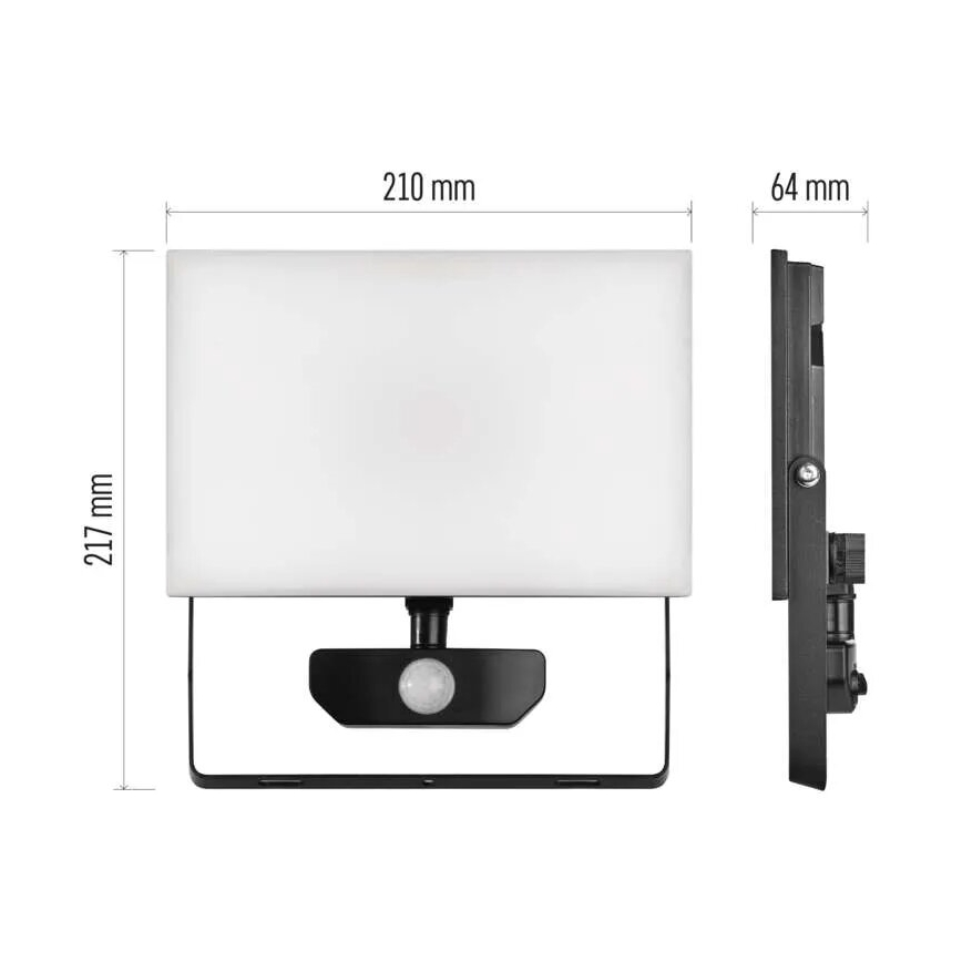 LED prožektorius su jutikliu TAMBO LED/50W/230V 4000K IP54