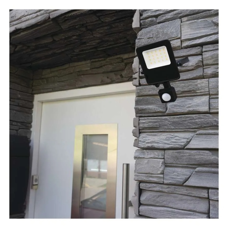 LED prožektorius su jutikliu VISIO LED/10W/230V 4000K IP65