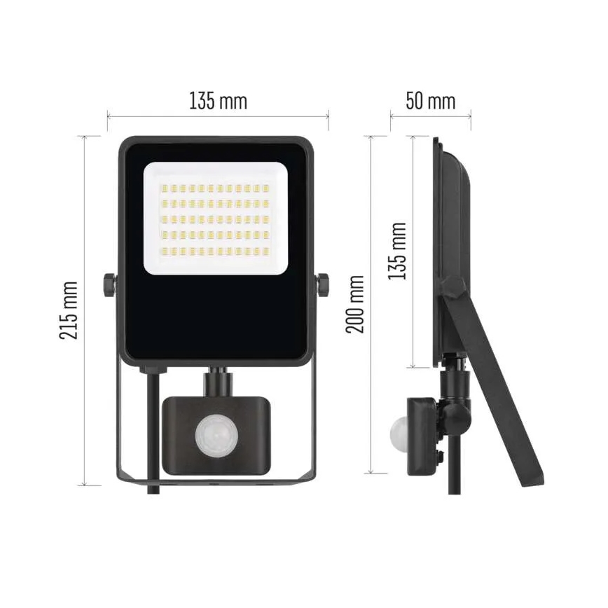 LED prožektorius su jutikliu VISIO LED/30W/230V 4000K IP65