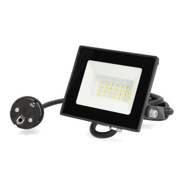 LED prožektorius su kištuku LED/20W/230V 4000K IP65