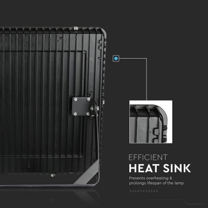 LED prožektorius su SAMSUNG LED lustu/1000W/230V 4000K IP65