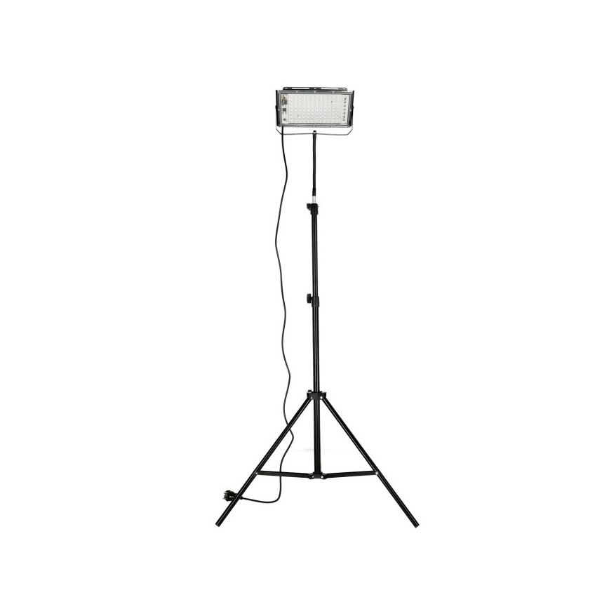LED Prožektorius su stovu augalams auginti FIRON LED/45W/230V IP54 juoda