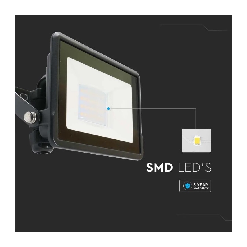 LED Prožektorius su tiesioginiu prijungimu SAMSUNG CHIP LED/20W/230V IP65 6500K