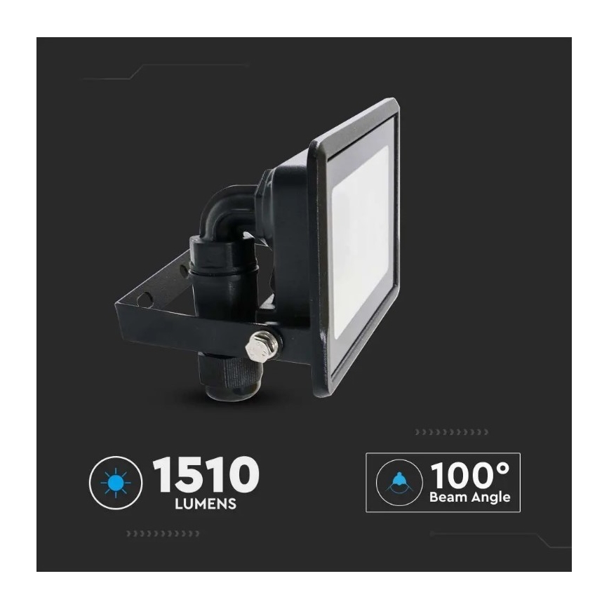 LED Prožektorius su tiesioginiu prijungimu SAMSUNG CHIP LED/20W/230V IP65 6500K