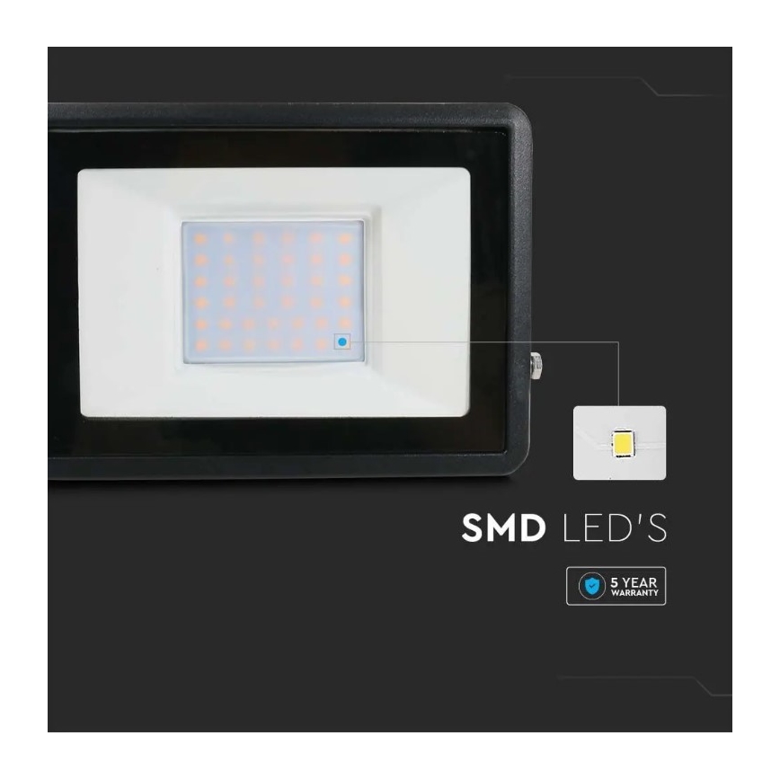 LED Prožektorius su tiesioginiu prijungimu SAMSUNG CHIP LED/30W/230V IP65 4000K
