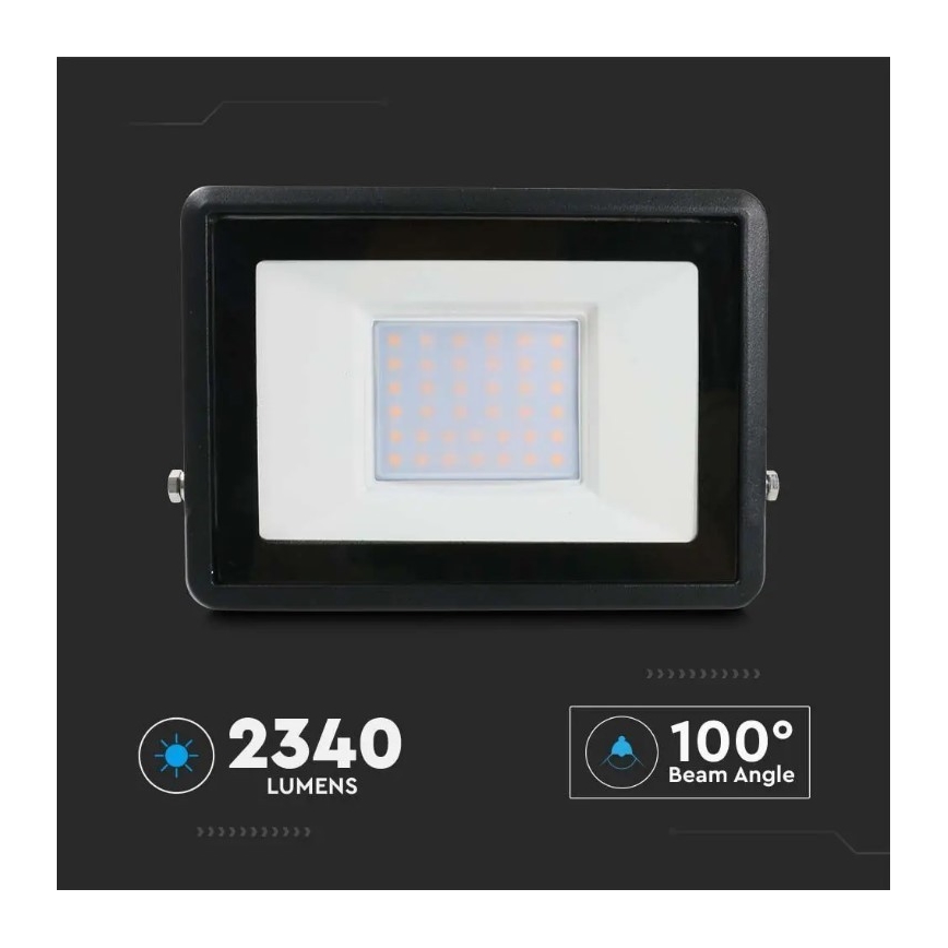 LED Prožektorius su tiesioginiu prijungimu SAMSUNG CHIP LED/30W/230V IP65 4000K