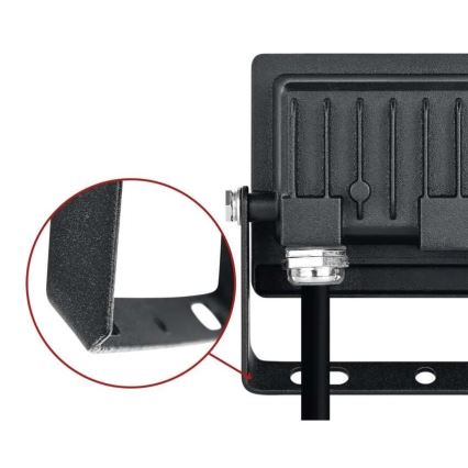 LED prožektorius TAMBO EVO LED/10W/230V 4000K IP65 juodas