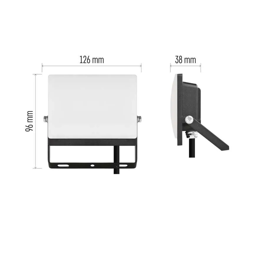 LED prožektorius TAMBO EVO LED/20W/230V 4000K IP65 juodas