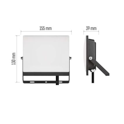 LED prožektorius TAMBO EVO LED/30W/230V 4000K IP65 juodas