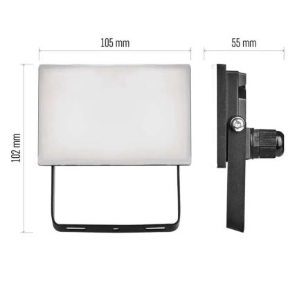 LED prožektorius TAMBO LED/10W/230V 4000K IP65