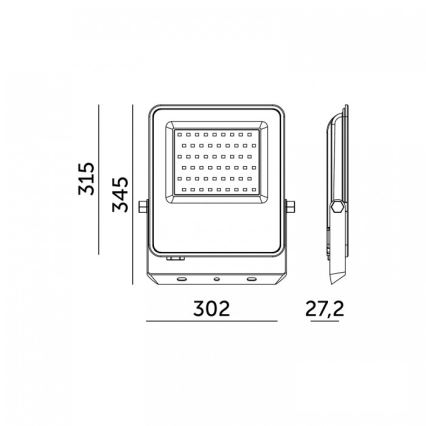 LED prožektorius ULSAN LED/200W/230V 4000K IP65