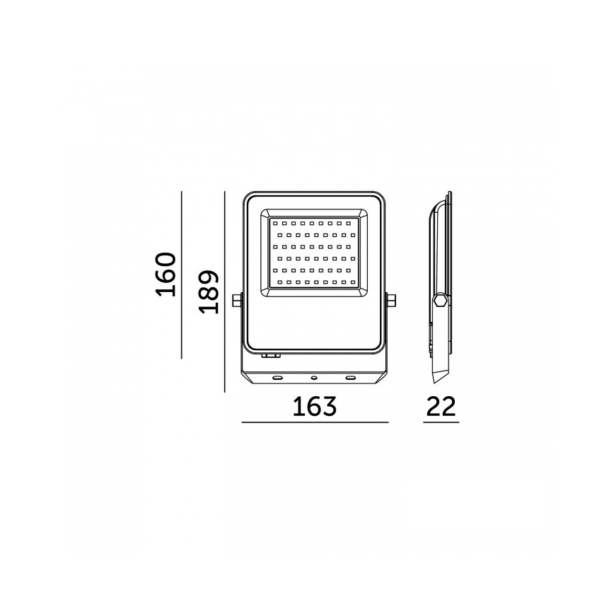 LED prožektorius ULSAN LED/50W/230V 4000K IP65