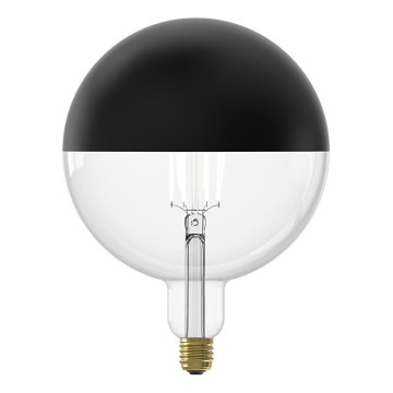 LED reguliuojama filamento lemputė su viršutiniu dangteliu FILAMENT G200 E27/6W/230V 1800K juoda CRI 90