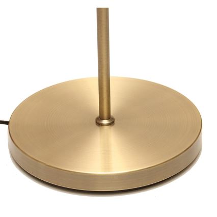 LED reguliuojama grindinė lempa NORA LED/25W/230V 2200/3000/4000K + LED/5W 3000K auksinė + nuotolinis valdymas